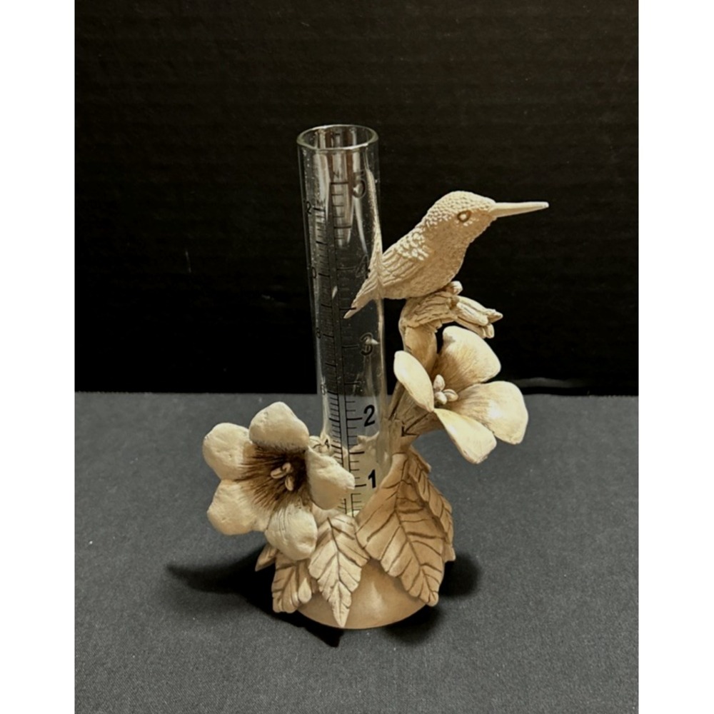 Hallmark Marjolein Bastin Hummingbird & Trumpet Creepers Rain Gauge Vase
